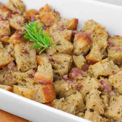 Homemade Bread Stuffing - Easy Herb Stuffing Recipe