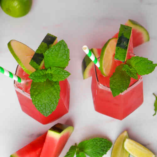 Erfrischende Wassermelonen-Mojitos: Ein perfekter Sommercocktail