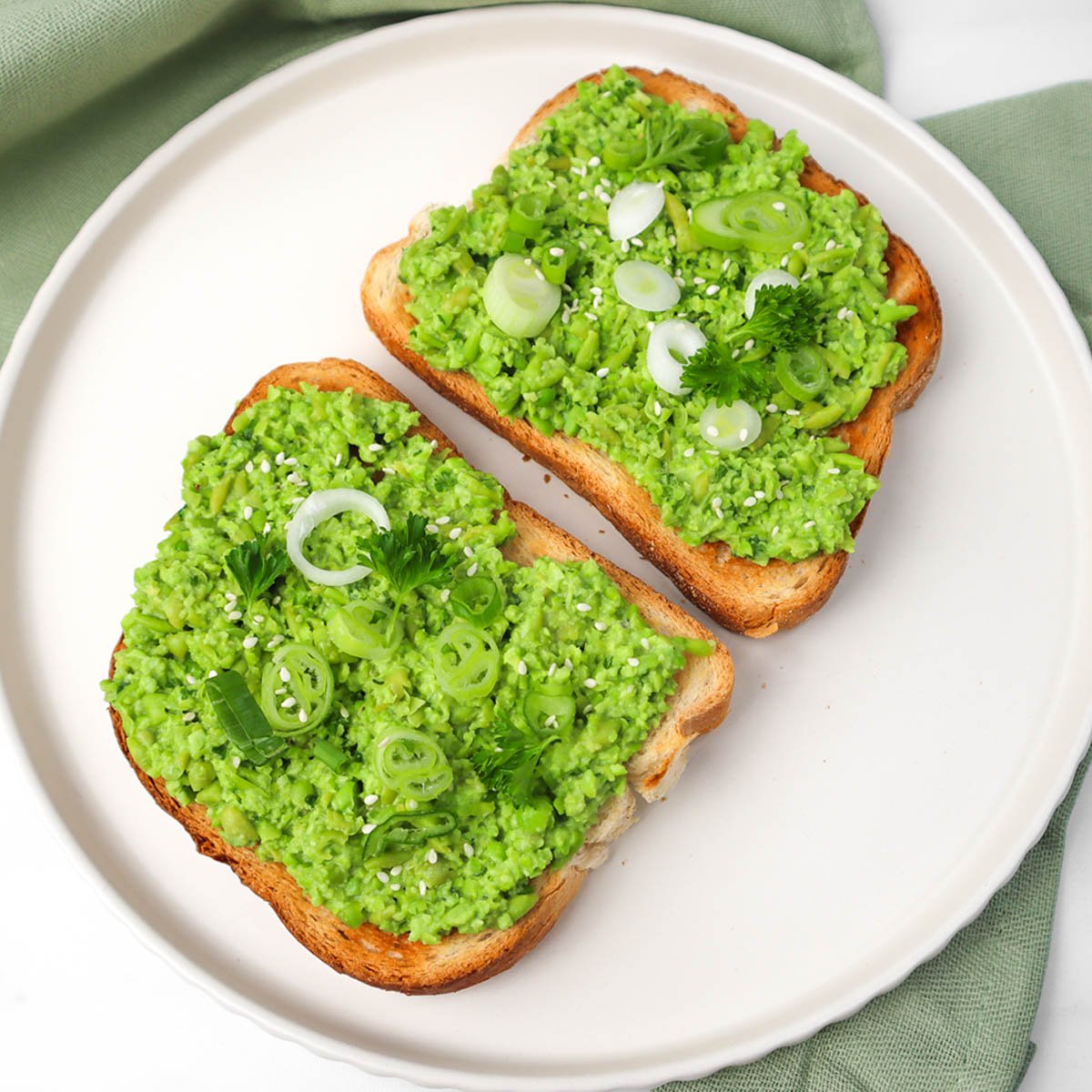 Smashed Pea Toast