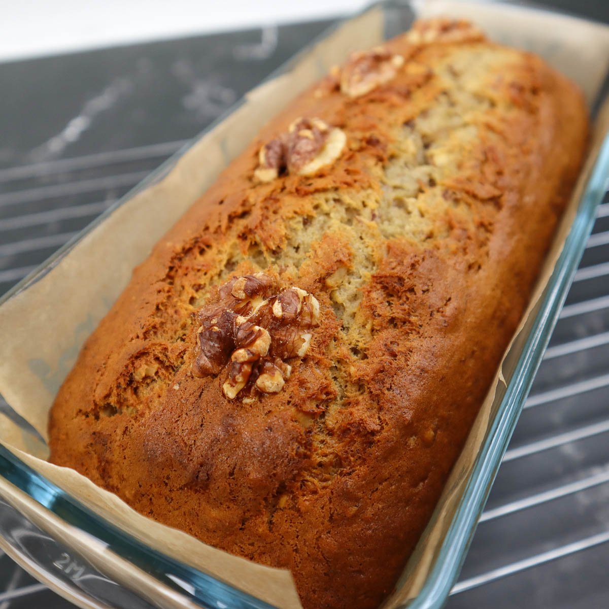 Bananen- en walnotenbrood