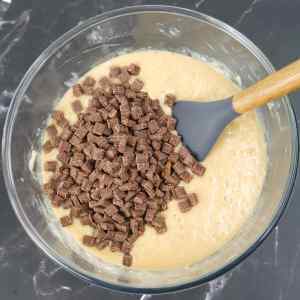 Pan de plátano con chispas de chocolate