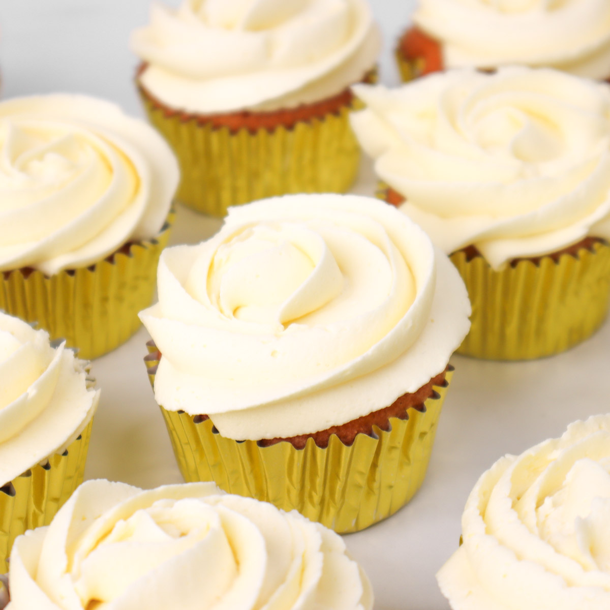 Cupcakes à la vanille