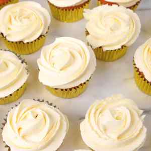 Cupcakes à la vanille