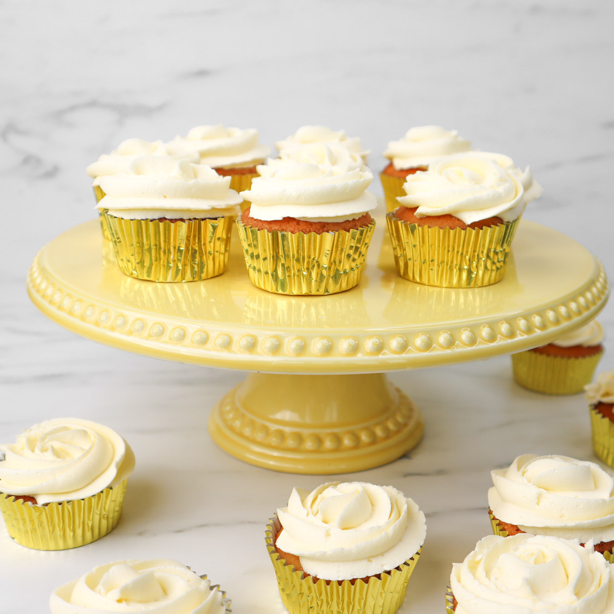 Cupcakes à la vanille