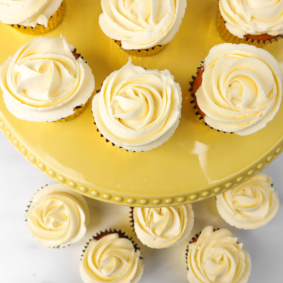 Cupcakes à la vanille