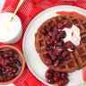 Black Forest Chocolate Waffles