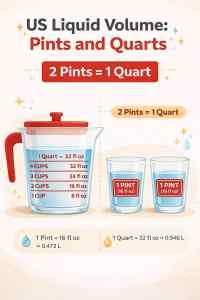 Pints Per Quart (US): Complete Guide + Conversion Calculator + Charts
