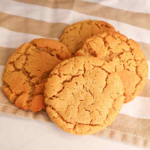 Peanut Butter Crinkle Cookies