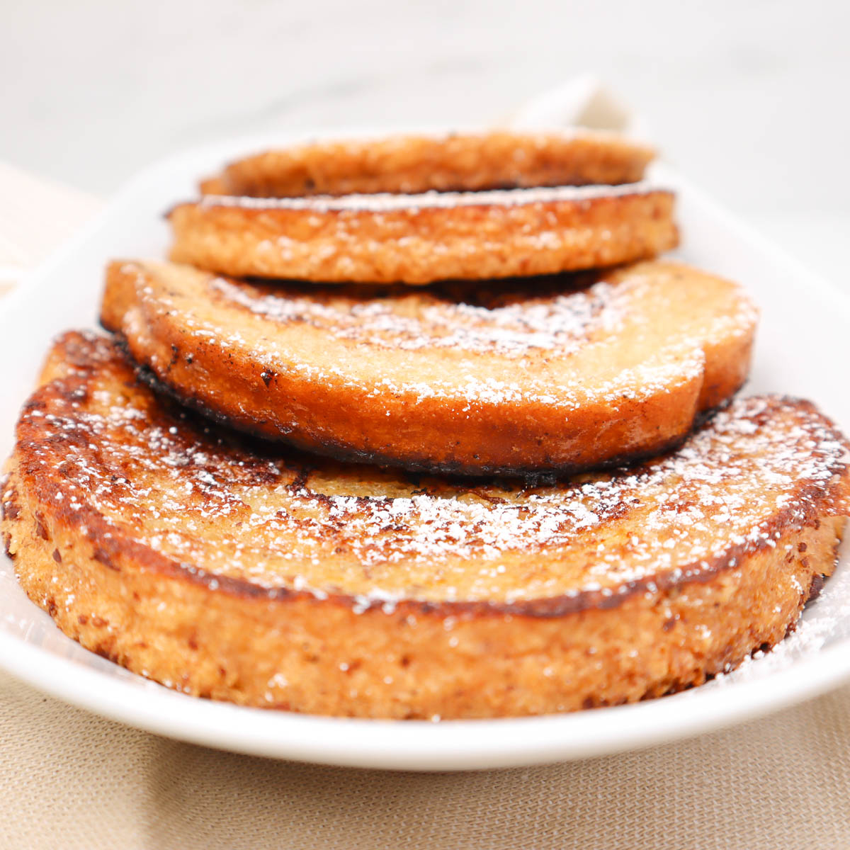 Tostadas francesas de pan de jengibre