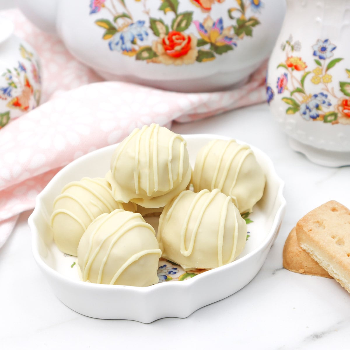 Vanilla Shortbread Truffles