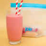 Raspberry Banana Smoothie Freezer Meal Prep Packs